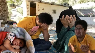The cry of Nemat and his family for Muslim to get well and return to them