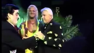 Mr. Perfect bids farewell to Bobby Heenan and introduces Coach (WWF 1991)