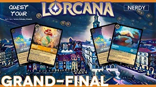 ⚔️ Steelsong VS Sapphire/Steel - Lorcana Quest Tour Poznan - Final - Gameplay #disney #lorcana #tcg