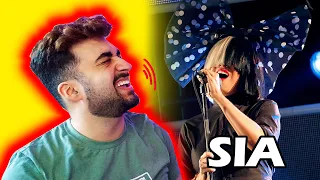 HORRIBLE SINGER Reacts to Sia's Best Live Vocals