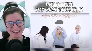 Cutely Chaotic (Poor Jeongyeon) Reacting to Time to Twice Stay-Home Games EP. 01