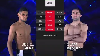 Джозиель Сильва vs. Ислам Мешев | Josiel Silva vs. Islam Meshev | ACA 149