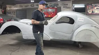 Back to work on the Bugatti: the fabrication continues 🚨