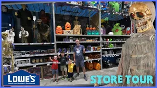 Lowes Halloween 2022 Store Tour | Halloween Decor and Animatronics | Michael Myers | Jason | Freddie