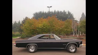 1966 Chevrolet Impala 2 Door Hardtop Black 502 V8 4 Speed Pwr Str 4WPDB - SOLD -