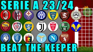 Serie A 2023/24 - Beat The Keeper Marble Race / Marble Race King