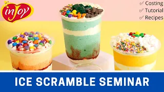 Ice Scramble Tutorial | Recipes and Seminar for business | inJoy Philippines