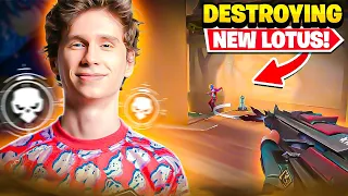 DESTROYING RANKED ON *NEW* LOTUS WITH JETT !!! | PRX SOMETHING