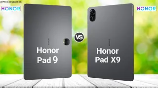 Honor Pad 9 vs Honor Pad X9 || Price || Specs Comparison