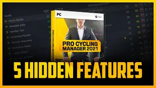 5 HIDDEN FEATURES in Pro Cycling Manager 2021