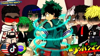 S class heroes react to Deku | one Punch Man Boku no Hero | MHA | gacha