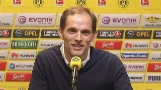 Pressekonferenz: Thomas Tuchel mit Hans-Joachim Watzke und Michael Zorc