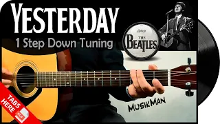 YESTERDAY 🎸 (1 Step Down Tuning) - The Beatles / GUITAR Cover / MusikMan N°017 A