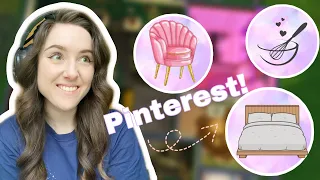 Building in The Sims 4 BUT Every Room is a Different PINTEREST ROOM! The Sims 4 Build Challenge!