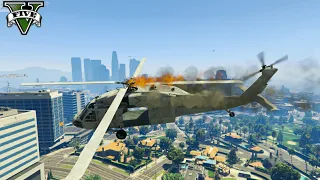 GTA 5 |  Incredibe Helicopter Crashes Compilation | Epic Helicopter Fails | Game Lovers