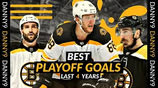 Boston Bruins' BEST PLAYOFF GOALS Over The Last 4 Years