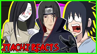 ITACHI Reacts to Is Orochimaru pregnant by Sasuke (Naruto Parody)