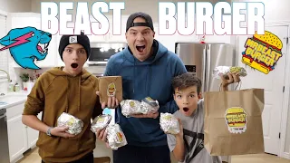 WE ORDERED EVERYTHING ON THE MR BEAST BURGER MENU AND THEY SENT US THIS!