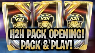 H2H Pack Opening!| NBA 2k Mobile Season 2 Pack & Play!