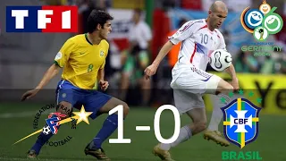 France 1-0 Brésil | Quart de finale | Coupe du monde 2006 | TF1/FR