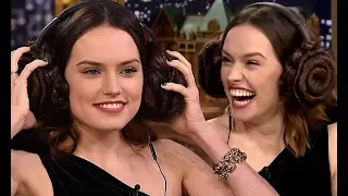 Daisy Ridley burst into laughter playing Whisper Challenge