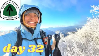 Grayson Highlands frozen beauty✨25 miles finally back at it ✨ AT 2023 Day 32