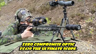 Zero Compromise Optic ZC420 MPCT2 reticle scope 🎯. Custom Tikka T3X CTR 260rem & KRG Whiskey-3 gen6