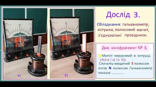 Лабораторна  робота. Спостереження явища електромагнітної  індукції