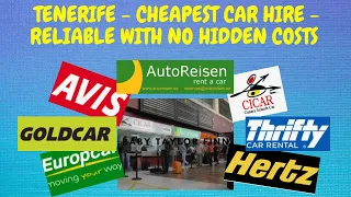 TENERIFE - CHEAPEST CAR HIRE IN TENERIFE - EASY TO BOOK & WITH NO HIDDEN COSTS!