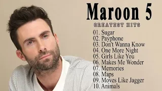 Maroon 5   マルーン5メドレー【高音質720kbps】Maroon 5 Full Album 2023