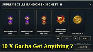 10 X Gacha Supreme Cells Skin Get Anything ? Worth It ? Yes Or No ? - League Of Legends: Wild Rift
