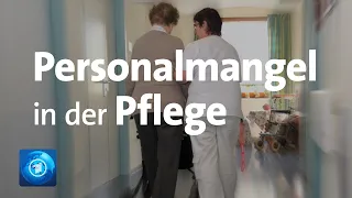 Weiterhin Mangel an Pflegepersonal