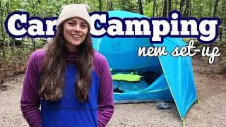 It Rained Inside Our Tent ALL Night | New Car Camping Gear in the White Mountains