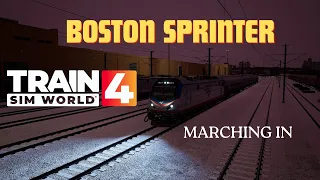 Train sim world 4. Boston Sprinter. Marching In. ACS-64