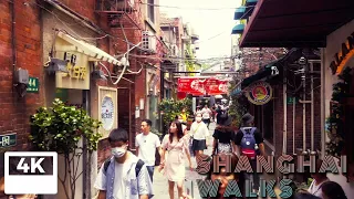 ⁴ᴷ⁶⁰ Walking in Tianzifang 田子坊 Shanghai, China (July 18, 2020)