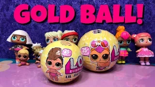 LOL Surprise Pets Series 3 GOLD BALL FOUND ~ LOL Series 3 Confetti Pop Little Sister