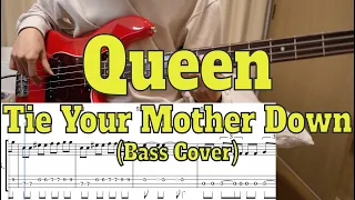 Queen - Tie Your Mother Down (Bass cover + Tabs)