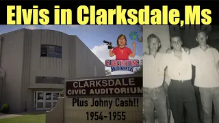 Elvis at Clarksdale Auditorium (1954-55) with Johnny Cash!!