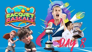 LIVE I Gauff, Djokovic, De Minaur | AO Racquet Rascals Day 8 | Australian Open 2024