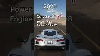 Chevrolet Corvette 1953 to 2020 (Forza horizon 5)