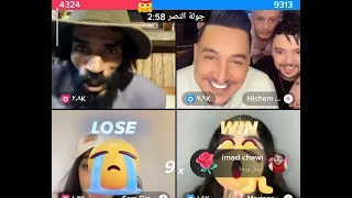 تحدي بوخشبة وسارة مع هشام سماتي والمغربية شوطهم بوخشبة باندي كبير🤣🤣🤣