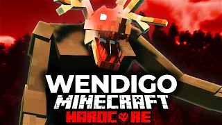 Surviving The WENDIGO in Minecraft Hardcore…