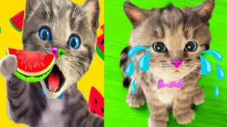 LITTLE KITTEN ADVENTURE JOURNEY - FUNNY LITTLE CAT AND SPECIAL LEARNING GAME (CARTOON VIDEO)