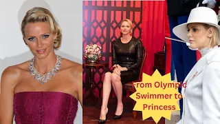 From Olympic Swimmer to Princess The Story of Charlene and Albert of Monaco#royals