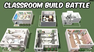 50k CLASSROOM BUILD BATTLE in BLOXBURG