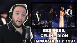 Bee Gees & Celine Dion - Immortality (Live in Las Vegas, 1997 - One Night Only) TEACHER PAUL REACTS