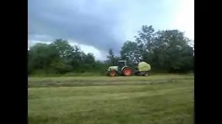 claas round baling haylage 2012