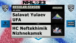 KHL - Salavat Yulaev UFA vs Neftekhimik Nizhnekamsk - Season 2022/23 - NHL 23