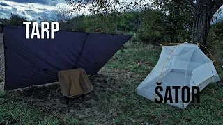 ŠATOR ili TARP? Što odabrati za kampiranje?