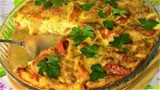 Такую вкуснятину из рыбы мало кто готовит, а зря!!! ФРИТТАТА из РЫБЫ или ОМЛЕТ!